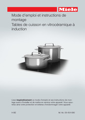 Miele KM 6347 Mode D'emploi Et Instructions De Montage