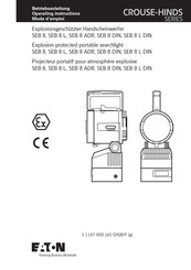 Eaton Crouse-Hinds SEB 8 Mode D'emploi