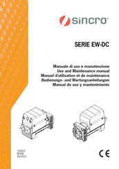 Sincro EW-DC Série Manuel D'utilisation Et De Maintenance