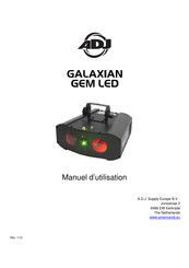 American DJ GALAXIAN GEM LED Manuel D'utilisation