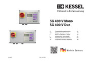 Kessel SG 400 V Duo Notice D'utilisation D'origine
