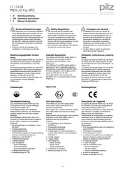 Pilz PSEN cs2.13p ATEX Manuel D'utilisation