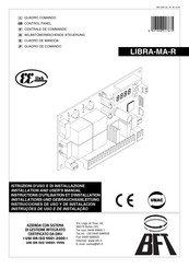 BFT LIBRA-MA-R Instructions D'utilisation Et D'installation
