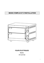 FM HP 233 Mode D'emploi Et D'installation