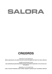 Salora CR620RDS Manuel D'utilisation