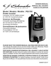 Schumacher Electric PID-760 Guide D'utilisation