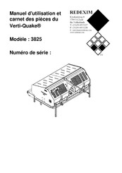 Redexim Verti-Quake 3825 Manuel D'utilisation