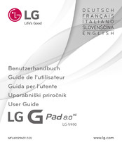 LG G Pad 8.0 4G LG-V490 Guide De L'utilisateur