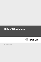 Bosch DiBos Micro Mode D'emploi