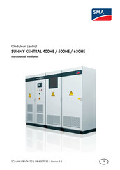 SMA Sunny Central 400HE Instructions D'installation