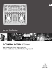 Behringer B-CONTROL DEEJAY BCD3000 Manuel D'utilisation