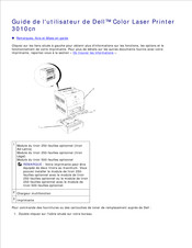 Dell 3010cn Guide De L'utilisateur