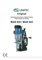 Unitec MAB 825 Mode D'emploi