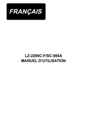 JUKI SC-955A Manuel D'utilisation