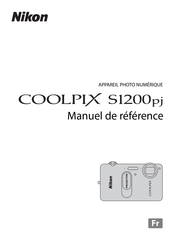 Nikon COOLPIX S1200pj Manuel De Référence