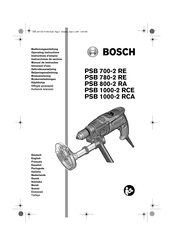 Bosch PSB 800-2 RA Instructions D'emploi