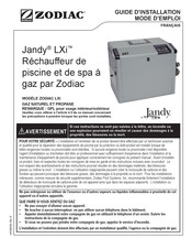 Zodiac Jandy LXi Guide D'installation Et Mode D'emploi