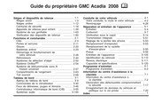 GMC Acadia 2008 Guide Du Propriétaire