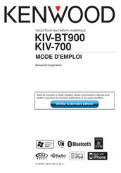 Kenwood KIV-BT900 Mode D'emploi