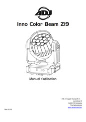 ADJ Inno Color Beam ZI9 Manuel D'utilisation