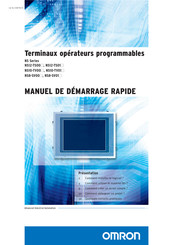 Omron NS10-TV0 Manuel De Demarrage Rapide