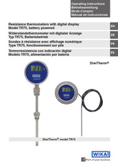 WIKA DiwiTherm TR75 Mode D'emploi