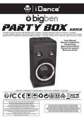 iDance bigben Party Box XD3CD Manuel D'utilisation