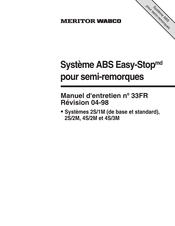 Meritor Wabco ABS Easy-Stop Manuel D'entretien