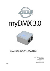 ADJ myDMX 3.0 Manuel D'utilisation