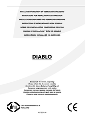 Dru DIABLO Instructions D'installation Et Mode D'emploi