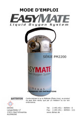DEHAS EasyMate PM2200 Série Mode D'emploi