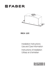 Faber Inca Lux 28 SS Instructions D'installation