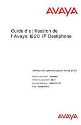 Avaya 1220 IP Guide D'utilisation