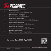 Akrapovic Evolution Line Instructions D'installation