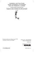 Kohler K-7116 Guide D'installation Et D'entretien