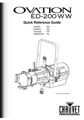Chauvet Professional OVATION ED-200WW Guide De Référence Rapide