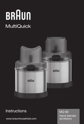 Braun MultiQuick MQ 60 Instructions