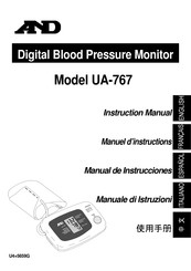 AND UA-767 Plus BT-C Manuel D'instructions