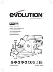 Evolution 046-0002A Instructions Originales