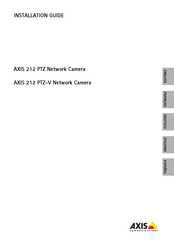 Axis 212 PTZ-V Guide D'installation