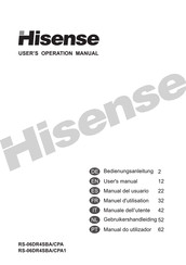 Hisense RS-06DR4SBA/CPA Manuel D'utilisation