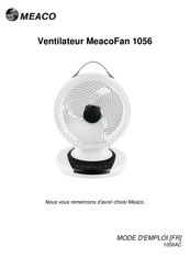 Meaco Fan 1056 Mode D'emploi