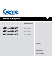 Terex Genie GTH-4020 ER Mode D'emploi