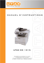 Utax CD 1315 Manuel D'instructions