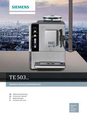 Siemens TE503 Série Mode D'emploi