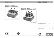 IKA KS 130 control Mode D'emploi