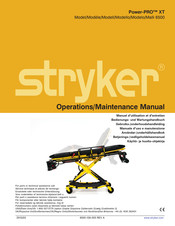 Stryker Power-PRO XT 6500 Manuel D'utilisation Et D'entretien