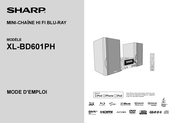 Sharp XL-BD601PH Mode D'emploi