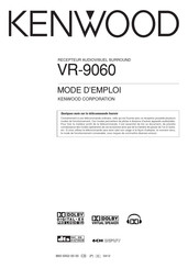 Kenwood VR-9060 Mode D'emploi