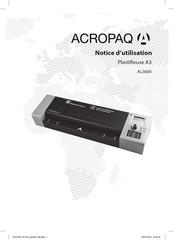 ACROPAQ AL3600 Notice D'utilisation